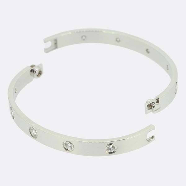 Cartier Ten Diamond LOVE Bangle Size 18