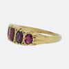 Vintage Ruby Five-Stone Ring