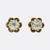 Vintage 0.60 Carat Old Cut Diamond Stud Earrings