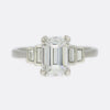 1.70 Carat Emerald Cut Diamond Ring