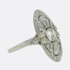 Art Deco Diamond Tablet Ring