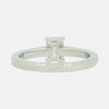 0.80 Carat Emerald Cut Diamond Solitaire Engagement Ring