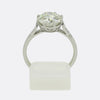 2.81 Carat Old Cut Diamond Solitaire Engagement Ring