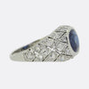 Art Deco Sapphire and Diamond Ring