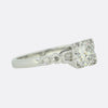 Art Deco Style 0.80 Carat Diamond Ring