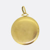 Art Nouveau Ruby Diamond and Enamel Locket Pendant