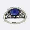 Art Deco Sapphire and Diamond Ring