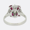 Vintage Diamond and Ruby Cluster Ring