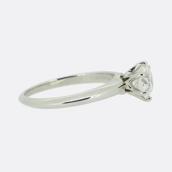 Tiffany & Co. 1.01 Carat Diamond Engagement Ring