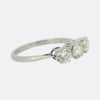 Vintage 1.0 Carat Diamond Three Stone Ring