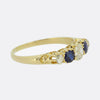 Edwardian Sapphire and Diamond Five-Stone Ring