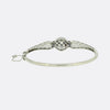 Art Deco Sapphire and Diamond Hinge Bangle