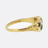 Vintage Sapphire and Diamond Chequerboard Ring