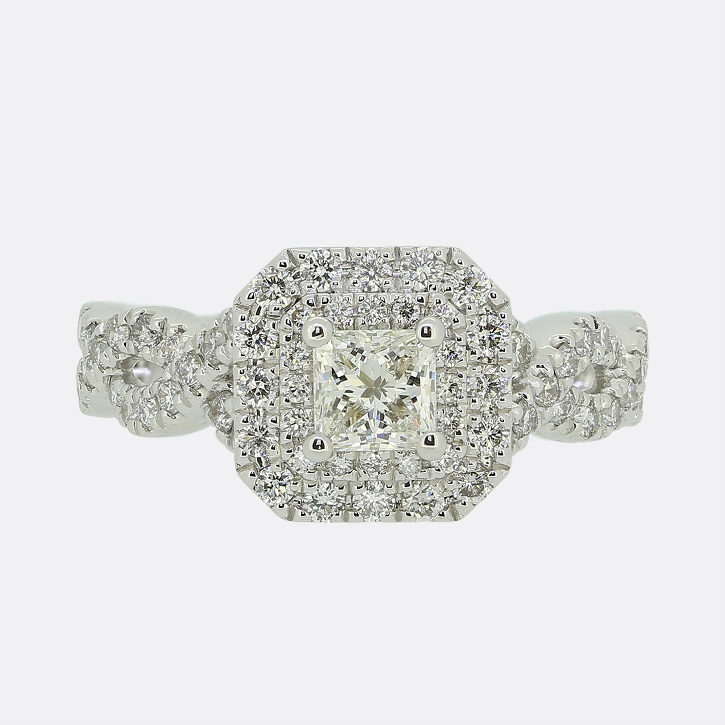 Vera Wang 0.45 Carat Diamond Halo Ring