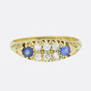 Vintage Sapphire and Diamond Ring