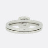 0.51 Carat Diamond Halo Engagement Ring Set