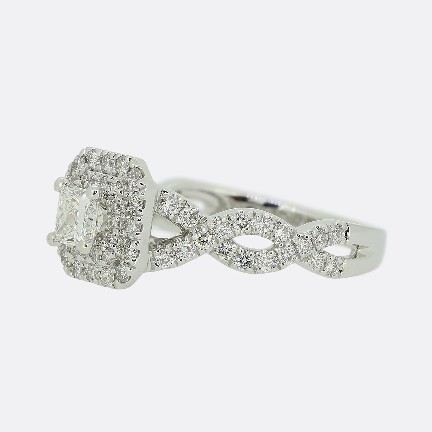 Vera Wang 0.45 Carat Diamond Halo Ring