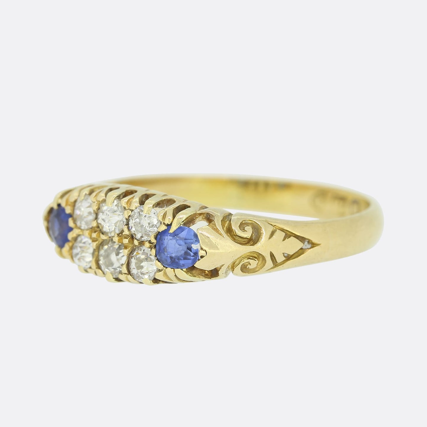 Vintage Sapphire and Diamond Ring