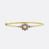 Art Deco Ruby and Diamond Target Bangle