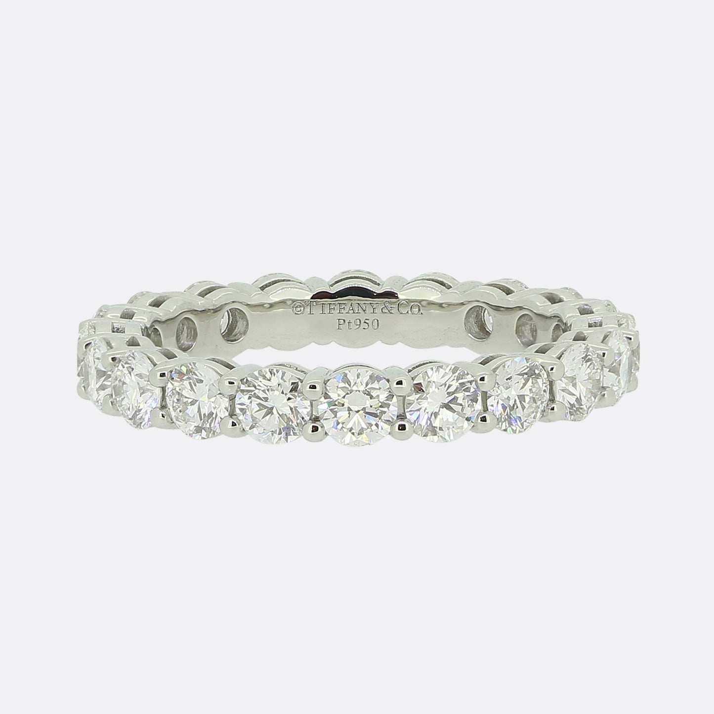 Tiffany & Co. 1.60 Carat Diamond Full Eternity Ring Size J