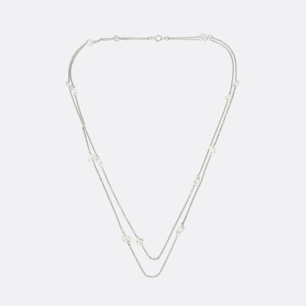 4.15 Carat Diamonds By The Yard Necklace