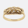 Edwardian Old Cut Diamond Five-Stone Cluster Ring