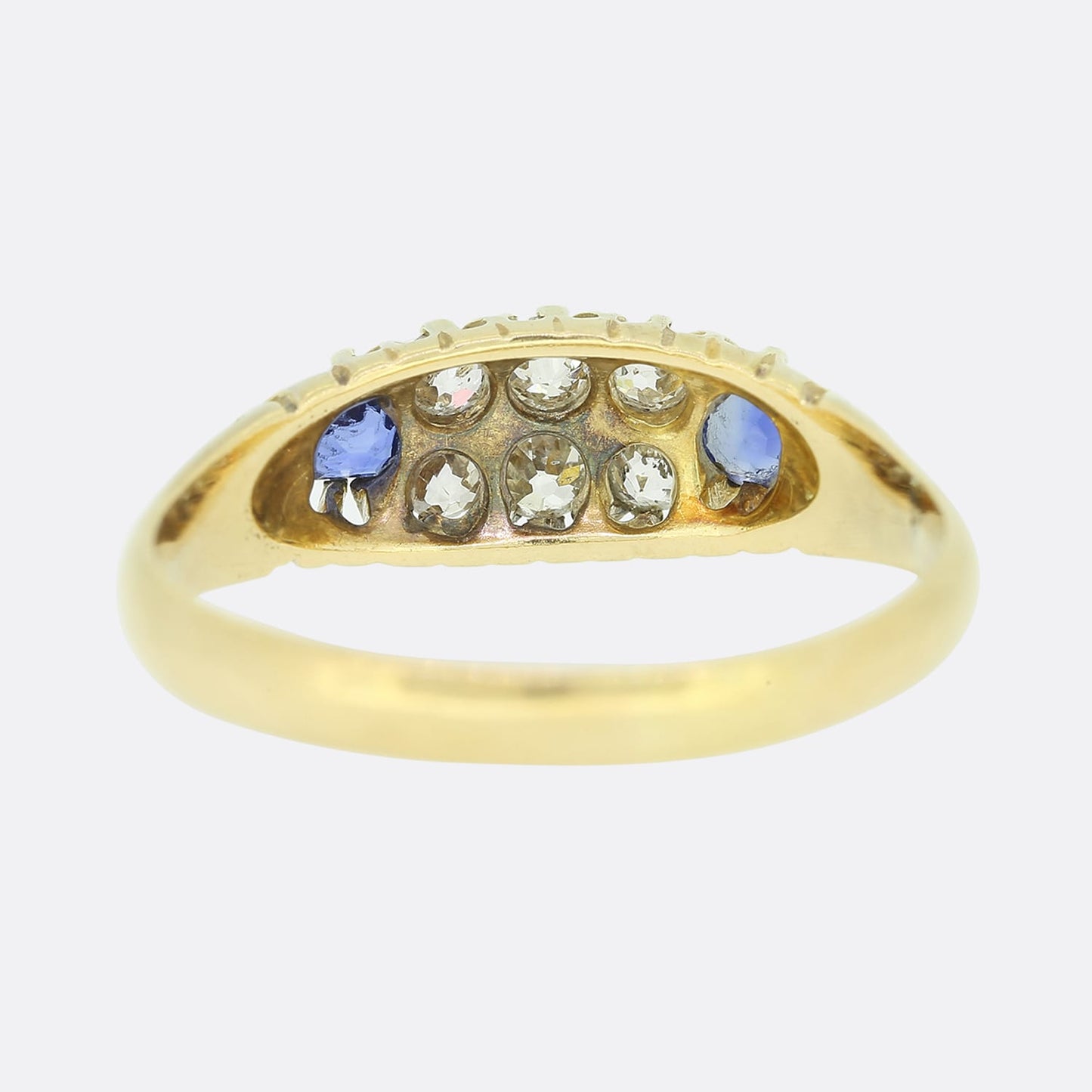 Vintage Sapphire and Diamond Ring
