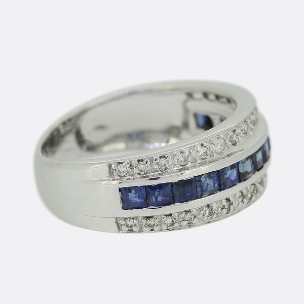 Vintage Sapphire and Diamond Ring