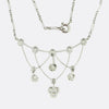 Antique Old Cut Diamond Pendant Necklace