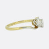 Two-Stone Diamond Crossover Ring