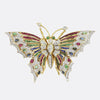 Vintage Gem-Set Butterfly Brooch