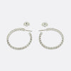 5.00 Carat Diamond Hoop Earrings