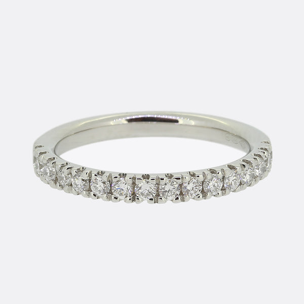 0.32 Carat Diamond Half Eternity Ring