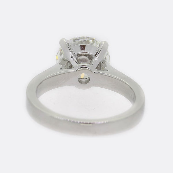 3.07 Carat Diamond Solitaire Engagement Ring