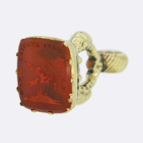 Victorian Intaglio Fob Pendant