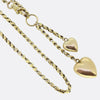 Vintage Double Love Heart Charm Necklace