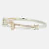 Boodles The Knot Two Tone Diamond Bangle