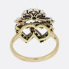 Victorian Old Cut Diamond Double Heart Ring