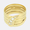 Edwardian Old Cut Diamond Snake Ring