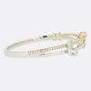 Boodles The Knot Two Tone Diamond Bangle
