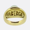 Faberge Pearl Diamond and Enamel Ring