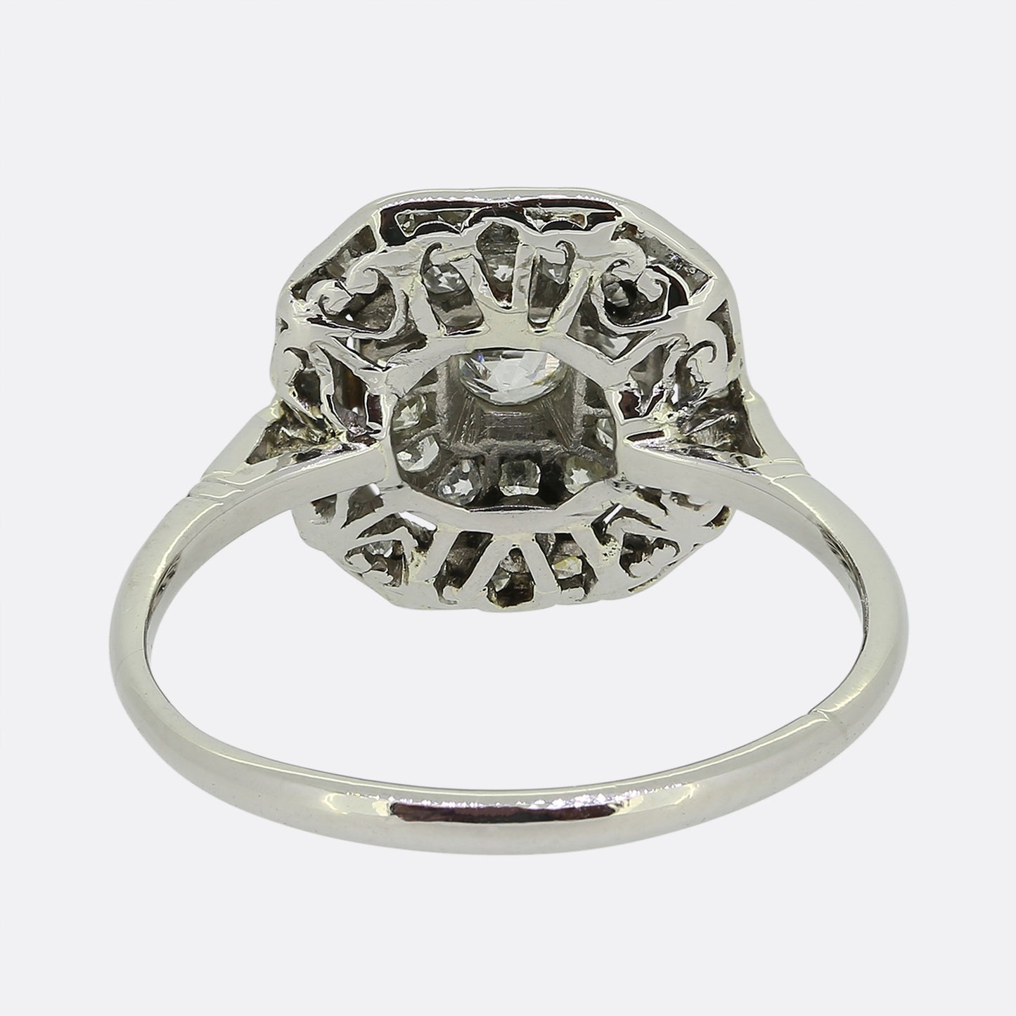 Art Deco Diamond Cluster Ring