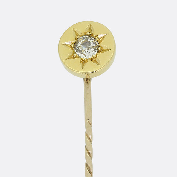 Victorian Diamond Stick Pin
