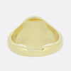 Vintage Lion Intaglio Signet Ring
