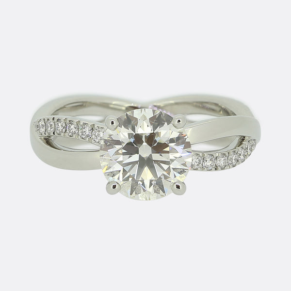 De Beers 1.30 Carat Diamond Infinity Ring