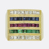 Vintage Diamond Sapphire Ruby and Emerald Ring