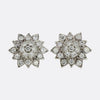 Vintage 1.14 Carat Diamond Cluster Earrings