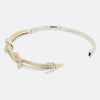 Boodles The Knot Two Tone Diamond Bangle