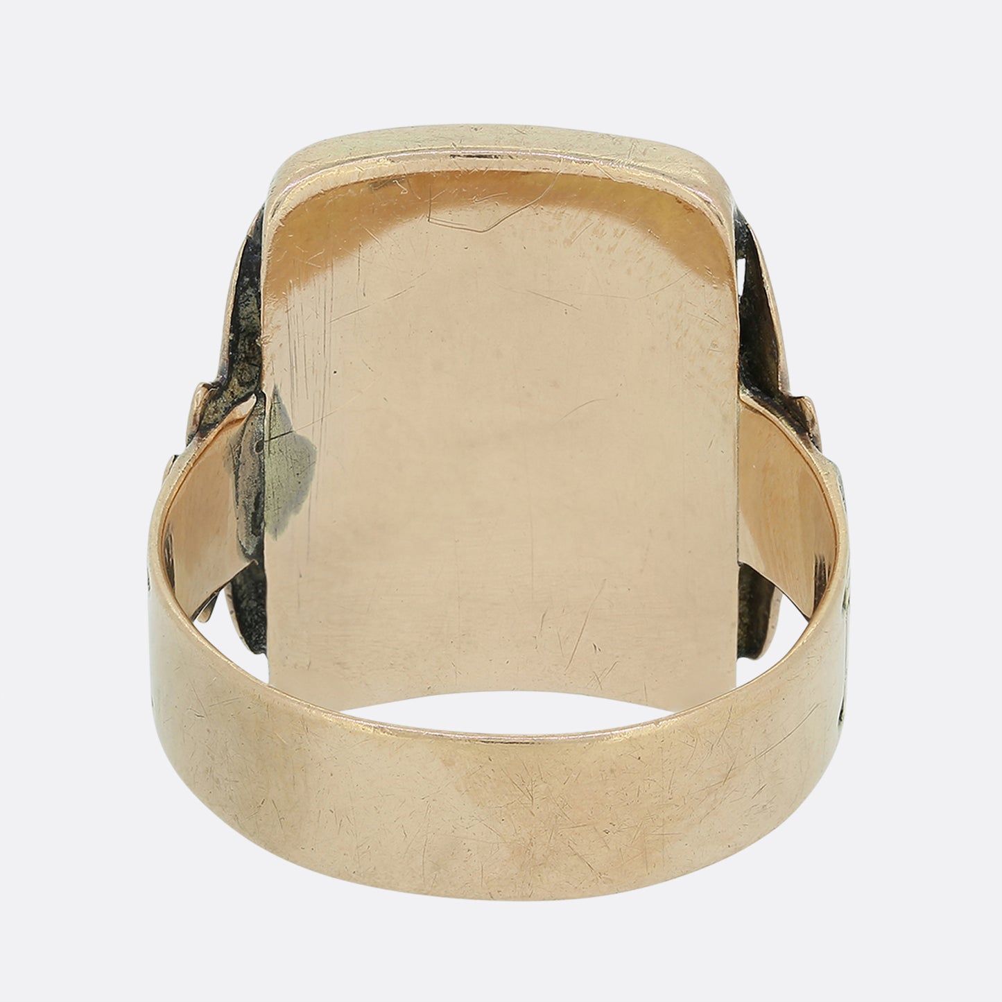 Victorian Tigers Eye Cameo Statement Ring