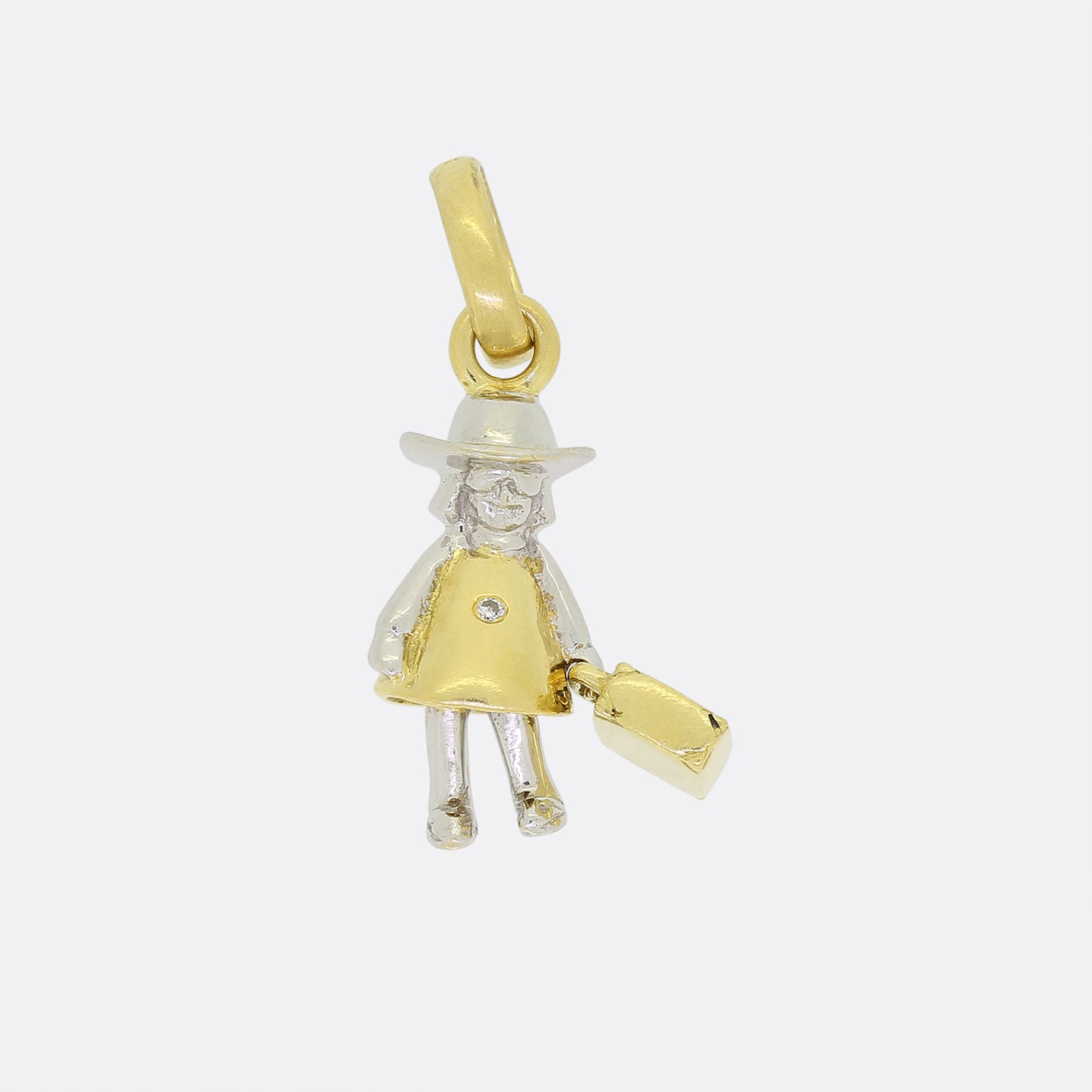 Links of London Diamond Globe Trotter Charm Pendant